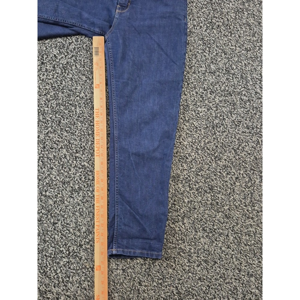 Patagonia Blue Denim Cropped Straight Leg Jeans size 28 - Picture 5 of 9